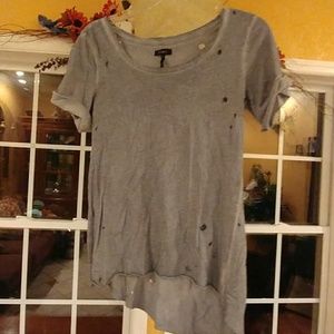 Distressed T shirt